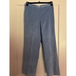 Alfred Dunner Pants Classic Fit Proportioned Short Womens Size 8 Light Blue